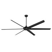 Westinghouse Widespan 100" 6-Blade Matte Black Indoor Ceiling Fan, DC Motor, Remote 7224800